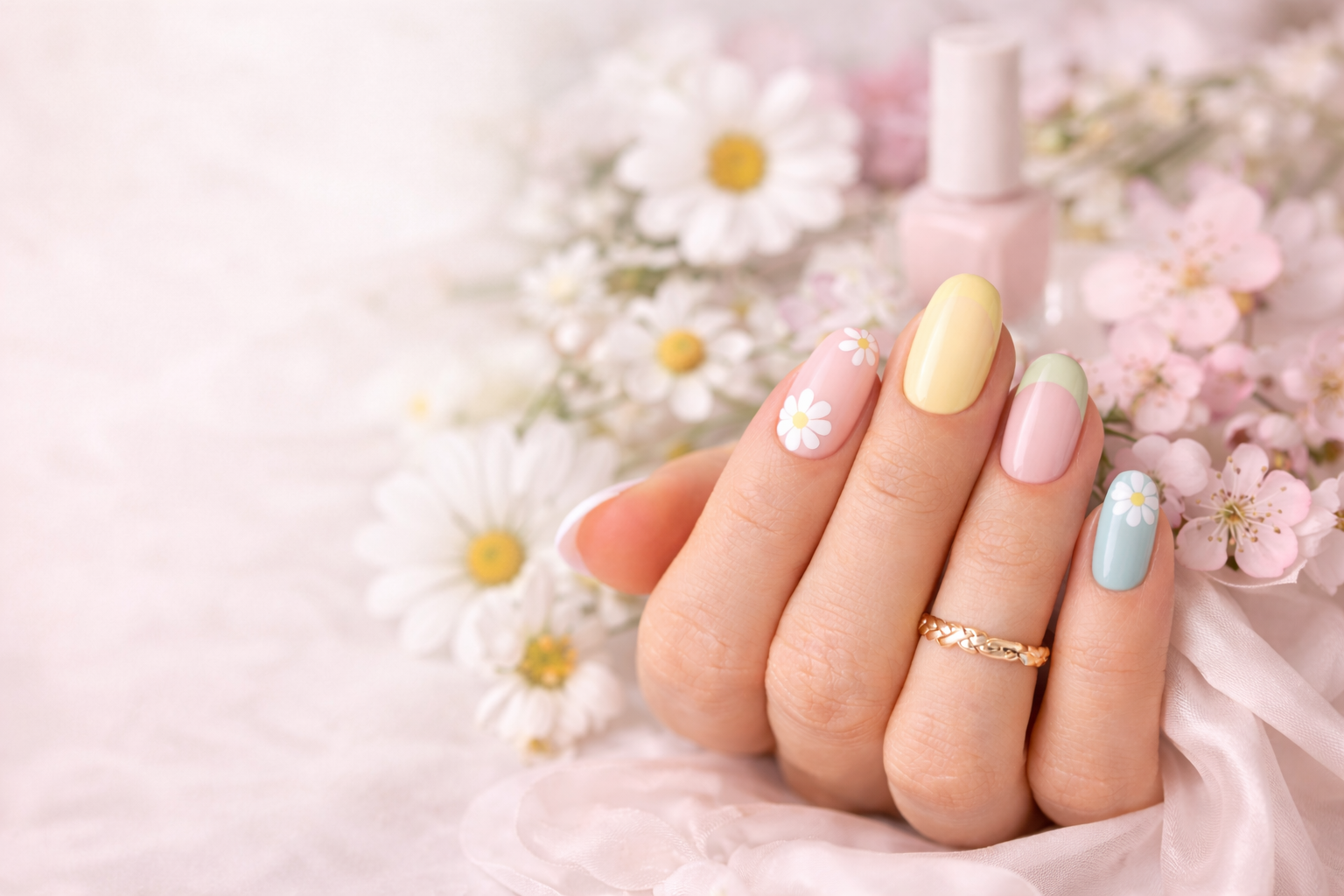 How to Do Spring Nail Designs at Home