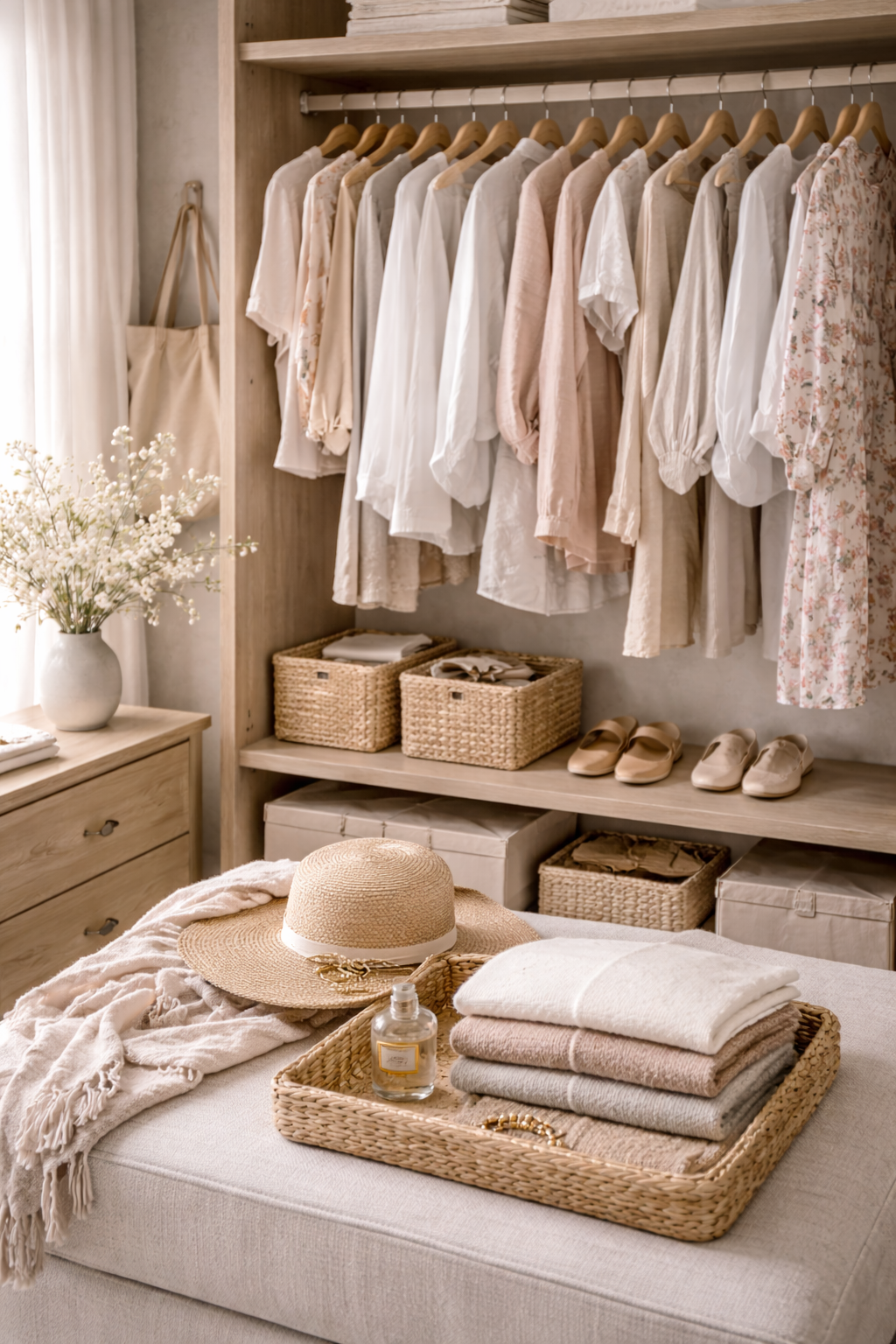 Closets in Bloom: A Feminine, Functional Spring Wardrobe Reset