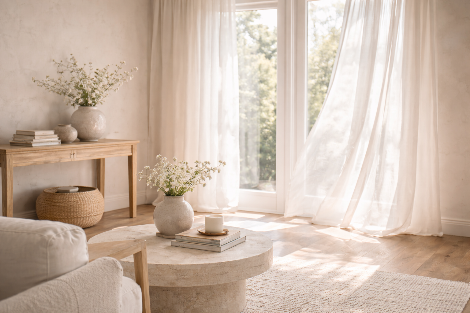 Elegant spring home styling that feels fresh without looking overtly seasonal