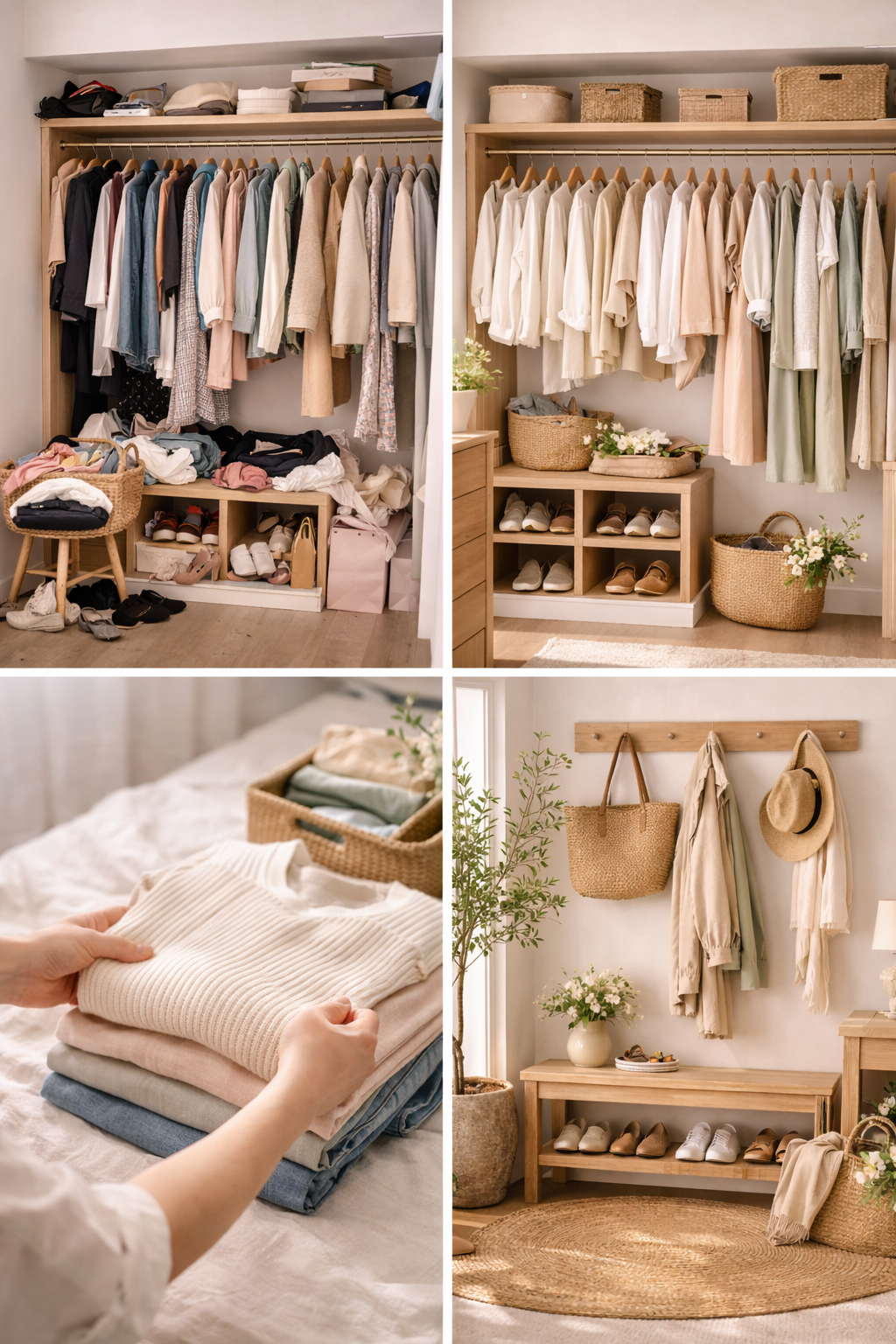 Elegant spring closet checklist and refined wardrobe organization